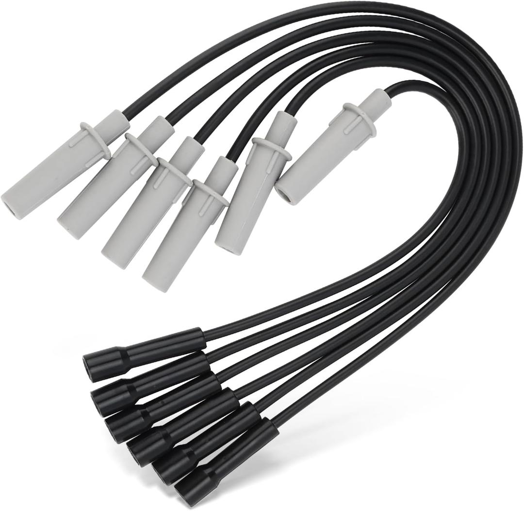 X4XZ 5019593AA Spark Plug Wire Kit for 2001-2010 Dodge Grand Caravan,Chrysler Town & Country, 2005-2008 Pacifica/2009-2010 Volkswagen Routan Replace# 05019593AA, 7B0905409
