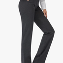 Tapata Women's 34'' Stretchy Straight Dress Pants with Pockets Tall, Petite, Regular for Office Work Business