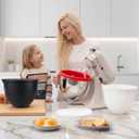 Silicone Bowl Liners for 5 Qt KitchenAid Mixers, 3 Liners with Lid