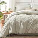 UNILIBRA Full Size Comforter Set 7 Pieces Bed in a Bag Full Size Sage Green Soft for All Seasons - Cationic Dyeing Bedding Comforter Sets with Comforter, Flat Sheet, Fitted Sheet, Pillowcases & Shams
