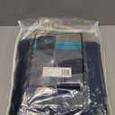 HPD Half Price Drapes Heritage Plush Velvet Curtains 96 Inches Long Room Darkening Curtains for Bedroom & Living Room 50W x 96L, (1 Panel), Avalon Blue