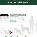 FXW Homeplus Unleashed Indoor Dog Playpen - Stress-Free and Safe Play, Heavy Duty 24 Inch 6 Panels Dog Pen for Puppy and Small Dogs, WhitePatented