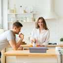 DOITOOL Flatware Tray with Lid, 2Pcs Kitchen Drawer Organizer, Kitchen Cutlery Tray and Utensil Drawer Organizer with Cover, Countertop Silverware Storage Container (Black)