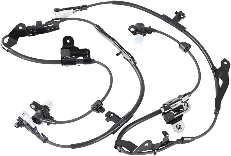 2 Pcs ABS Wheel Speed Sensors Compatible with Toyota Sequoia 4.7L V8 2001 to 2007, Toyota Tundra V6 V8 2000 to 2006, Front Left and Right abs Sensors, Replacement for 89543-0C010, 89542-0C010