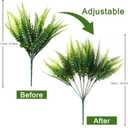 Coreland Outdoor Artificial Boston Fern Plants Bushes 20Packs Faux Plants Shrubs Greenery UV Resistant for House Office Garden Dcor