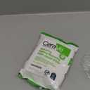 CeraVe Makeup Remover Wipes, Plant Based Face Wipes, Biodegradable in Compost, Waterless Face Wash, Travel Essentials for Women, Suitable for Sensitive Skin, Fragrance-free + Non-comedogenic, 25ct