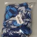 Big and Tall Men's Hawaiian Shirts - Short Sleeve Tropical Floral Button Down, Casual Summer Beach Wear (Ocean Palm Breeze) 3XL