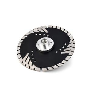 Diamond Granite Blade 6" Diamond Turbo Cutting Blade with 5/8"-11 Flange for Marble Granite Pavers Concrete Dry Cutting