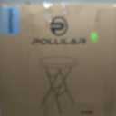 Cocktail Table 28in Portable Folding Bar Height Table, Compact Round High Top Plastic & Steel Bistro with Removable Legs, for Indoor Outdoor RV Patio Catering Parties Commercial Events-1pc (White)