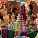 Flutesan 45 Pcs Mardi Gras Party Favors Tubes 4 Inch Candy Tubes Bulk with Cap Plastic Green Gold Purple Party Decor Container Empty Storage Gift for Carnival Liquor Plant Lab Experiment Supplies