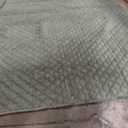 WDCOZY Sage Green Quilt Twin Size Bedding Sets with Pillow Shams, Lightweight Soft Bedspread Coverlet, Quilted Blanket Thin Comforter Bed Cover, All Season Spring Summer, 1 Pieces, Size 9 x 8ft