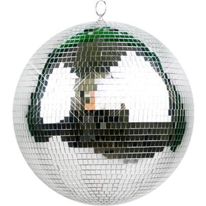 16-Inch Large Disco Ball Big Hanging Mirror Ball Disco Ball Decor for Disco Party Decorations, Weddings, Events, Disco Christmas Decor, and Home Celebration