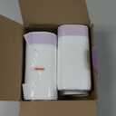 Elzrghs Commode Liners for Bedside Commode, Portable Toilet, Bed Pan, 100 Count Lavender Scented Disposable Potty Chair Liners