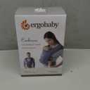 Ergobaby Embrace Baby Carrier Newborn to Toddler - Lightweight Ergonomic Baby Carriers - Cozy Essentials (7-25 Pounds), Ponte Knit, Oxford Blue