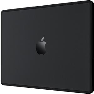 BlueSwan Anti-Cracking Hard Shell Case for MacBook Pro 16 inch, M5 2026-2021 Release M4 M3 M2 M1 Pro/Max Chip, Scratch Resistant & Drop-Protection Soft TPU Bumper, Frosted Black