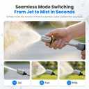 Aquoxis Pressure Washer, 2026 New Handheld Power Washer 360 Rotating Nozzle, 3 Spray Modes, Stainless Steel Universal Hose Fit, Multi Function Lawn & Garden Watering Sprayer, Tool-Free Installation
