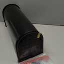 Saillong Galvanized Steel Black Post Mount Mailbox - 5 Sets Reflective Mailbox Number Stickers