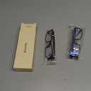 Gaoye +1.5 2-Pack of Reading Glasses - Blue-Light Filter, UV Protection - Readers with Rectangle Frames (Black)