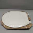 Bemis 500EC Durable Wood Toilet Seat with Easy Clean Hinges, Made in USA, Round, Biscuit