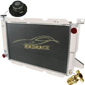 4 Row Aluminum Radiator for 1985-1997 Ford Bronco F250 F350 F150 F Super Duty F53 V8 5.0L 5.8L 7.3L Pickup Radiador 86 87 88 89 90 91 92 93 94 95 96 Radiators Crossflow Radiadors