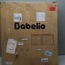 Babelio Baby Gate for Stairs, Kitchen & Doorways, No Bottom Bar| One-Handed Operation| Auto-Close| Hardware Mount (Drill Needed) Safety Dog/Pet Gate (Black - B17, 26-43" W, 28" H)