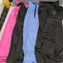 Real Essentials 3 Pack: Women's 1/4 Zip Rash Guard Long Sleeve Swim Shirt UPF Sun Protection UV Surf Tops (L)