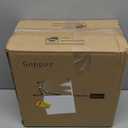 12" Ultra Quiet Bathroom Exhaust Fan with 6500K LED Light, 1.0 Sone 120 CFM, 10x10 Mount, 1500 LM Ceiling Ventilation Fan, Energy Efficient (6500K LED-W)