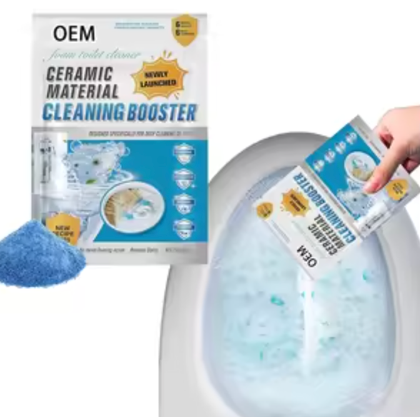 ALBRAZ Foam toilet cleaner-The foam will deeply cover the inner walls of the toilet, including some areas that are difficult to reach