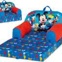 Delta Children - Mickey Mouse Cozee Buddy Flip-Out Kids Chair, Blue