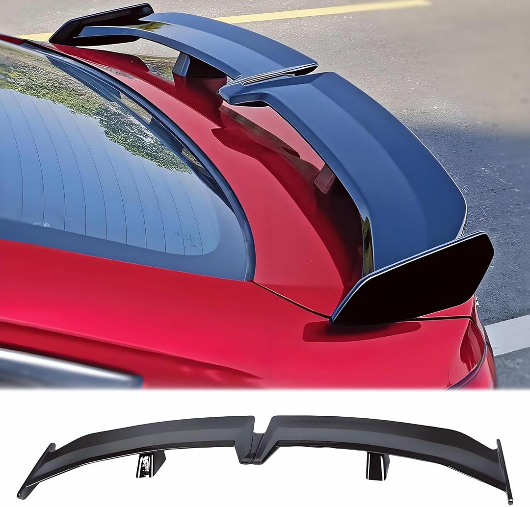 STSEV01 Universal 55" Rear Spoiler Glossy Black DeckLid Lip Accessories