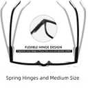Przene 4 Pack Blue Light Blocking Reading Glasses,Readers for Women and Men with Spring Hinge (Black/Demi Brown/Leopard/Transparent)