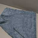 MIULEE Pack of 2 Corduroy Decorative Throw Pillow Covers 20x20 Inch Soft Boho Striped Pillow Covers Modern Farmhouse Home Decor for Summer Coastal Sofa Living Room Couch Bed Coastal Blue