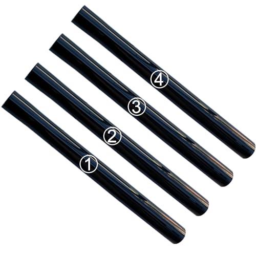 4Pack 1.25 Inch Vacuum Extension Wands with 1-1/4" Fitting (32mm) (1.25 in) - 1.25 Inch Shop Vac Extension Tubes, Accessories and Attachment 32mm, Replacement Vacuum Cleaner Extension Pipe Tubes