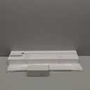 LazBlinds 2-inch Cordless Faux Wood Blinds with Royal Valance, Room Darkening Horizontal Window Blinds, Inside Mount Blinds for Windows - Fit for Window 22.625'' W x 36'' H - White