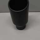 3 inch Inlet Exhaust Tip, 4.5" Outlet 9" Overall Length Stainless Steel Exhaust Tail Pipe, Bolt-On, Polished Tailpipe, Black(Fit for Tailpipe Outlet is 3", must OD not the ID)