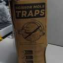 2 Pack Mole Traps,Galvanized Steel Scissor Trap,Reusable Mole Trap Killer,Easy Set Mole Eliminator Trap for Lawns