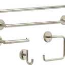 Delta Trinsic (1-Pack) Toilet Paper Holder Brilliance Stainless Steel Tissue Roll Holder for Bathroom Organization and Storage Single Post Toilet Tissue Holder Wall Bathroom Accessories 75950-SS