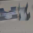 Stud Shoes for 2x Studs, 16-Gauge Galvanized Stud Shoes, 6.25" Height, 1.5" Width, Fits Up to 2 3/8" OD Pipes  Thicker, Higher, IBC/IRC Code Compliant, Extra Durable (1.5" x 6.25" - 2 PCS)