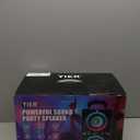 Bluetooth Speaker, 200W Peak Loud Stereo with Big Bass, 20H Playtime, TWS, Fast Charging, Portable Handle, Wireless Large Boombox Bocina with LED Light for Party Outdoor Backyard Camping