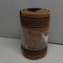 Outdoor Stair Treads for Wooden Steps, Non-Slip Rubber Brown Stair Runner Rugs, 2 Pcs 8.5" x 30" Heavy Duty Stair Mats for Outside Steps, Weatherproof Grip for Elders, Dogs & Kids, Square Pattern.