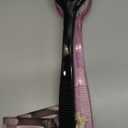 Back Bath Brush - Curved Long Handle Shower Brush with Medium Stiff Bristles for Cleaning and Exfoliating Body, Back Scrubber for Men & Women (Black + Pink 2 Pack)