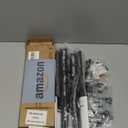 PERLESMITH Tilting TV Wall Mount Bracket Low Profile for Most 23-60 inch LED LCD OLED, Plasma Flat Screen TVs with VESA 400x400mm Weight up to 115lbs, Fits 16" Wood Stud (Black)