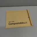 6x10 100% Biodegradable Bubble Mailers,25 Count Kraft Brown #0 Compostable Padded Packaging Wrap Envelopes Pouches Eco Friendly Self Seal Bags