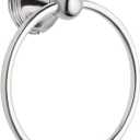 Moen Preston Collection Polished Chrome Bathroom Hand-Towel Ring, Wall Mounted Towel Holder, DN8486CH (7 Inch)
