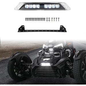 Front Bumper LED Auxiliary Light Kit Compatible with Can-Am Ryker All Models Signature Daytime Running White Light DRL Accessories