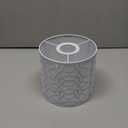 EKDJKK Metal Bulb Guard Lamp Cage for Pendant Light, Lamp Holder, White Ceiling Pendant Light Lampshade Ceiling Fan Light Bulb Covers Open Style(3)