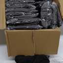 LEBENGURU Stretch Spandex Folding Chair Covers 30PCS, Universal Elastic Fitted Chair Cover Protector for Wedding, Party, Banquet, Holidays, Celebration, Decoration (Black)