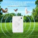2026 Ultrasonic Bird Repellent Devices Bird Repeller Outdoor for Attic Woodpecker Pigeon Deterrent Goose Repellent Rechargeable Bats Repellent Indoor to Keep Birds Away from Porch Balconies