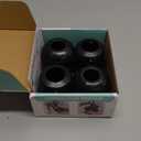 Child Safety Door Knob Cover (4 Pack) Hard-to-Remove Dual-Lock Door Handle Covers for Kids - Reusable Baby Proof Door Knob Locks - Installs Easily, No Tools Needed (Black)