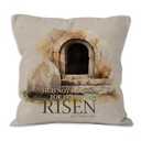 He is Risen Easter Throw Pillow Covers - Christian Easter Religious Decor, Resurrection Sunday Decorations Pillow Covers for Home Bedroom CouchEaster Jesus Throw Pillow Covers - Christian Religious Easter Decor, Jesus Decorations Pillow Covers for Home Bedroom Couch (Risen-3)